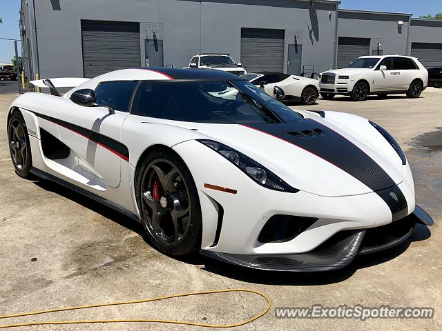 Koenigsegg Regera spotted in San Antonio, Texas