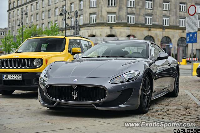 Maserati GranTurismo spotted in Warsaw, Poland