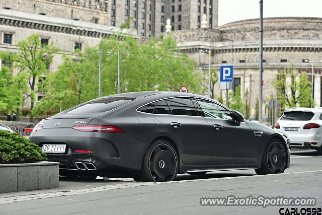 Mercedes AMG GT spotted in Warsaw, Poland