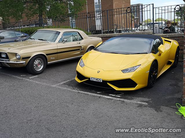 Lamborghini Huracan spotted in Stockton, United Kingdom