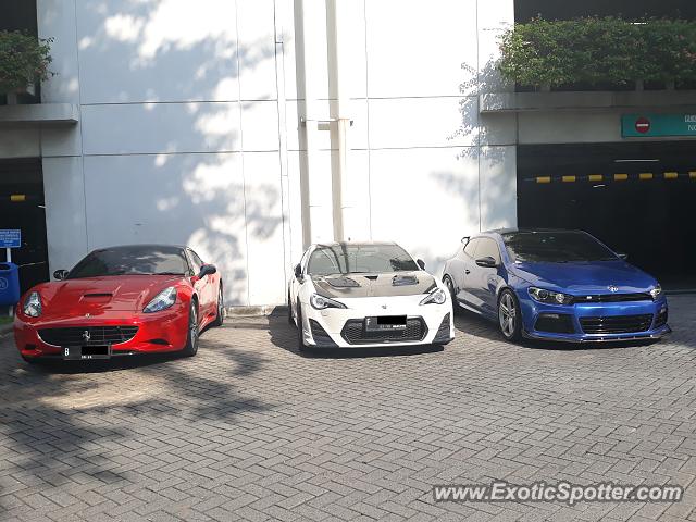 Ferrari California spotted in Jakarta, Indonesia