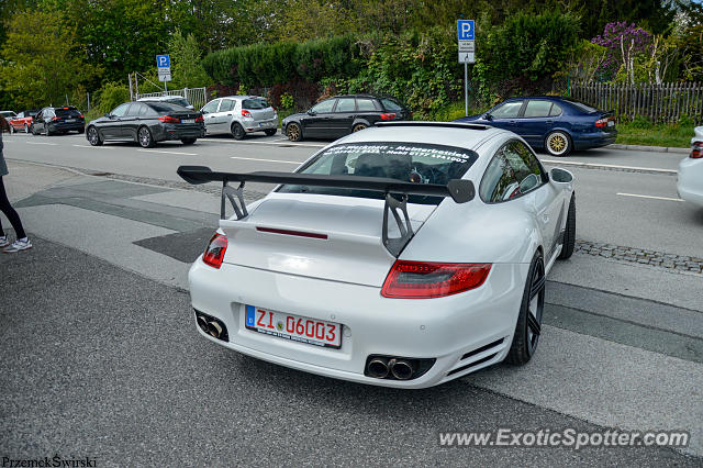 Porsche 911 Turbo spotted in Lobau, Germany