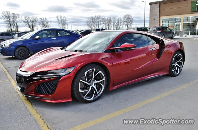 Acura NSX spotted in Winnipeg, Canada