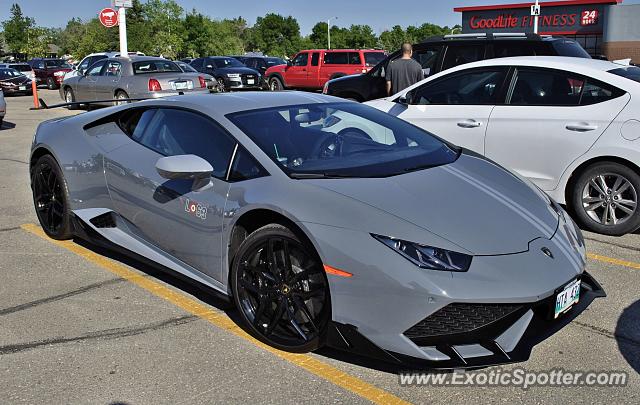 Lamborghini Huracan spotted in Winnipeg, Canada