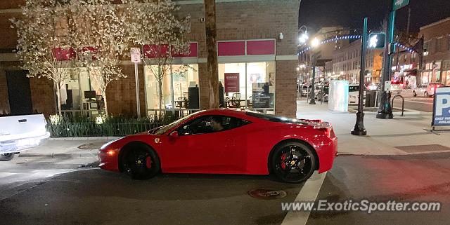 Ferrari 458 Italia spotted in Columbus, Ohio