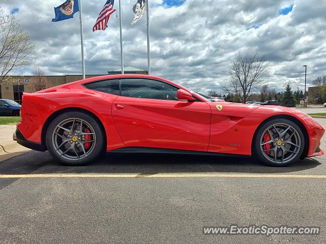 Ferrari F12 spotted in Burnsville, Minnesota