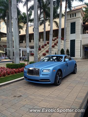 Rolls-Royce Wraith spotted in Coral Gables, Florida