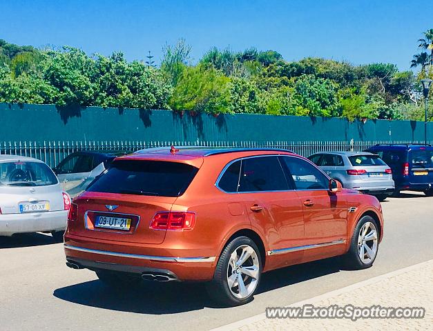 Bentley Bentayga spotted in Cascais, Portugal
