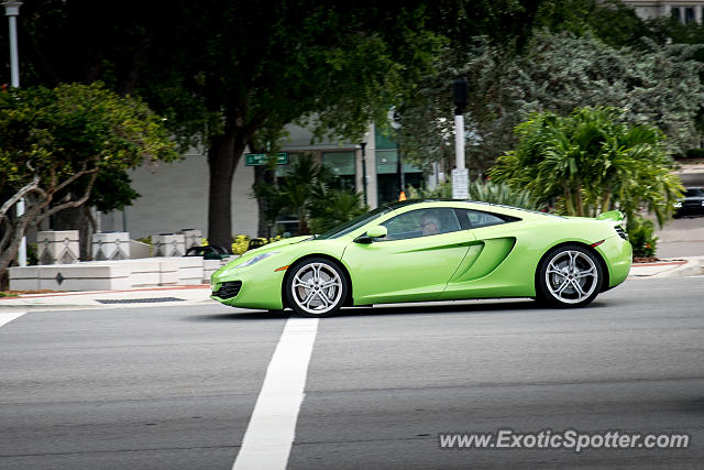Mclaren MP4-12C spotted in Sarasota, Florida