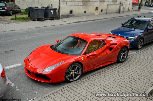 Ferrari 488 GTB spotted in Jelenia Góra, Poland