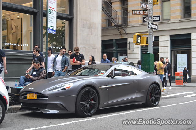 Aston Martin Vanquish spotted in Manhattan, New York