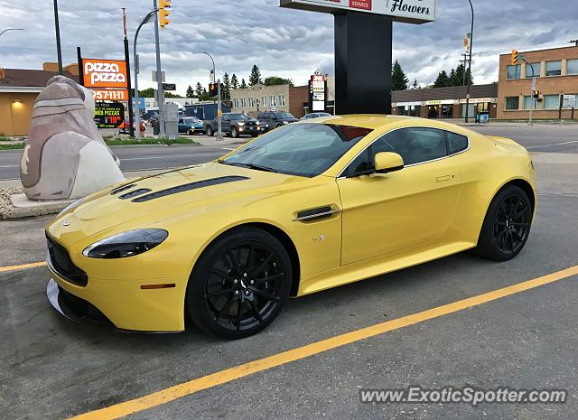Aston Martin Vantage spotted in Winnipeg, Canada