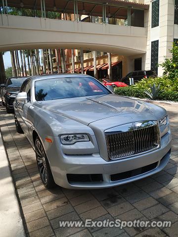 Rolls-Royce Ghost spotted in Coral Gables, Florida