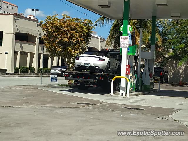 Mercedes SLS AMG spotted in Coral Gables, Florida