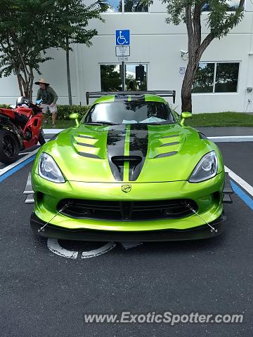 Dodge Viper spotted in Coral Gables, Florida