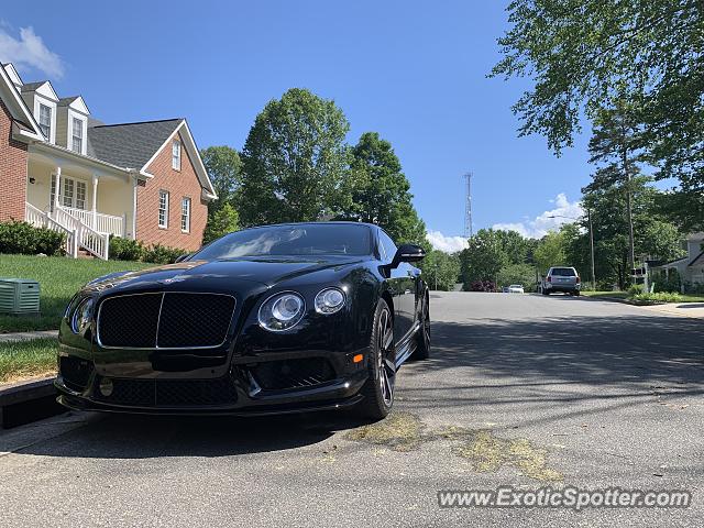 Bentley Continental spotted in Raleigh, North Carolina