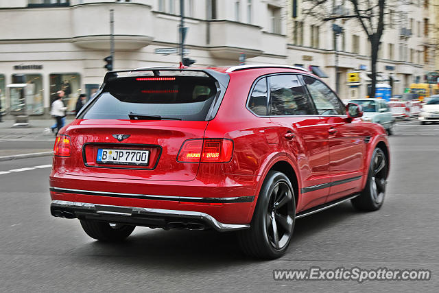 Bentley Bentayga spotted in Berlin, Germany