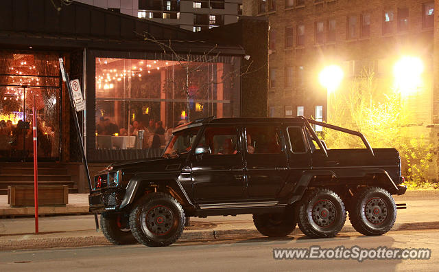 Mercedes 6x6 spotted in Montreal, Canada
