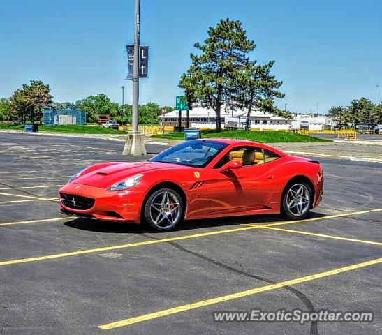 Ferrari California spotted in East Rutherford, New Jersey