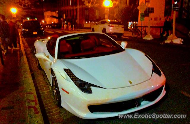 Ferrari 458 Italia spotted in Jersey City, New Jersey