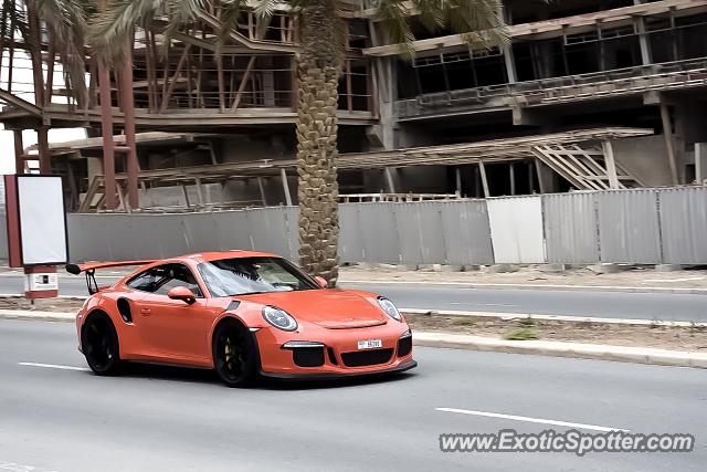 Porsche 911 GT3 spotted in Dubai, United Arab Emirates