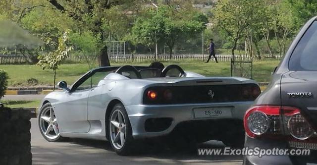 Ferrari 360 Modena spotted in Islamabad, Pakistan