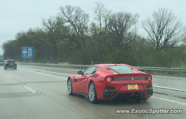 Ferrari F12 spotted in Appleton, Wisconsin