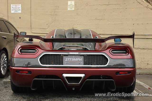 Koenigsegg Agera R spotted in Los Angeles, California