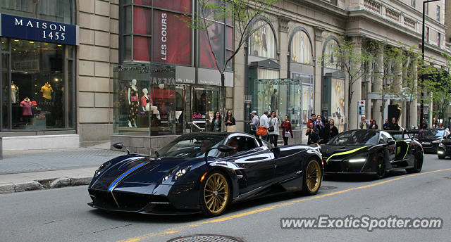 Pagani Huayra spotted in Montreal, Canada