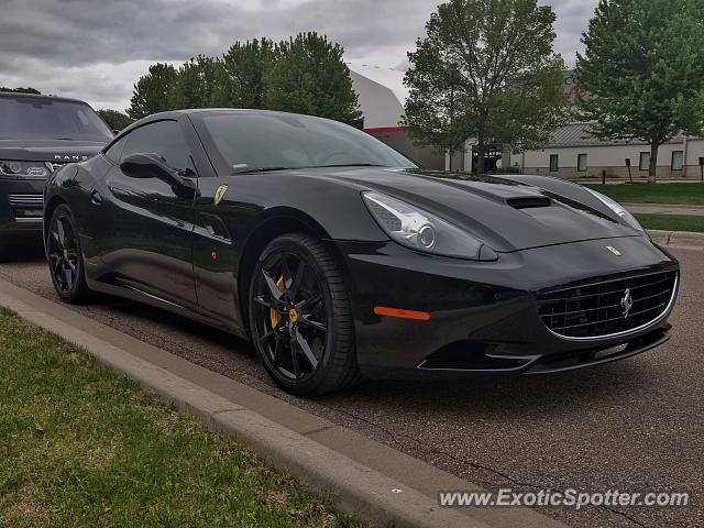 Ferrari California spotted in Burnsville, Minnesota