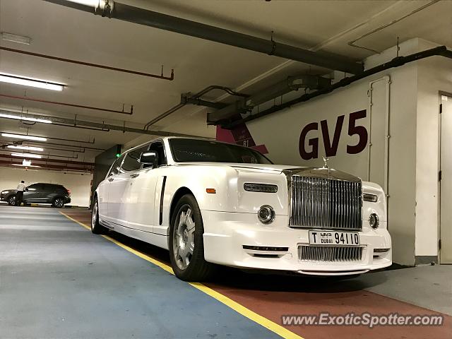 Rolls-Royce Phantom spotted in Dubai, United Arab Emirates