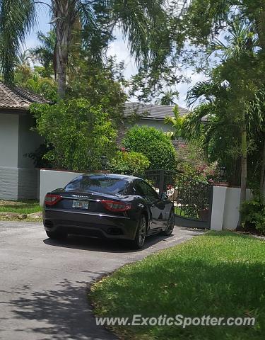Maserati GranTurismo spotted in Coral Gables, Florida