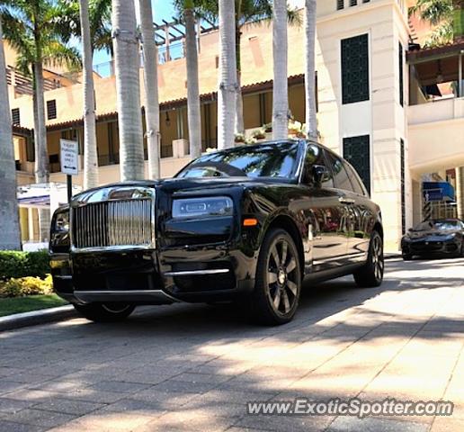 Rolls-Royce Cullinan spotted in Coral Gables, Florida