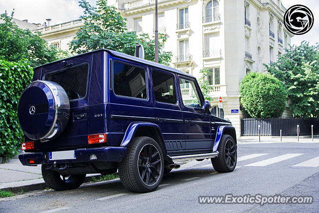 Mercedes 4x4 Squared spotted in Paris, France