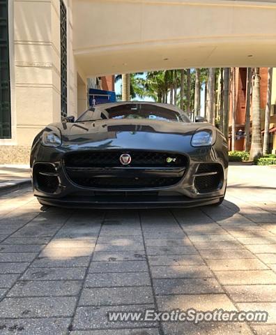 Jaguar F-Type spotted in Coral Gables, Florida