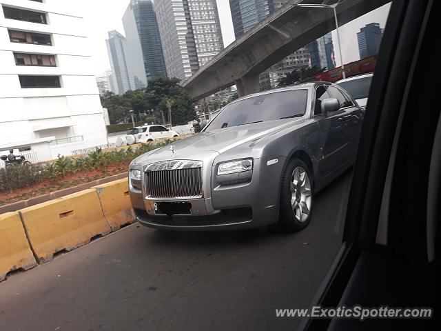 Rolls-Royce Ghost spotted in Jakarta, Indonesia