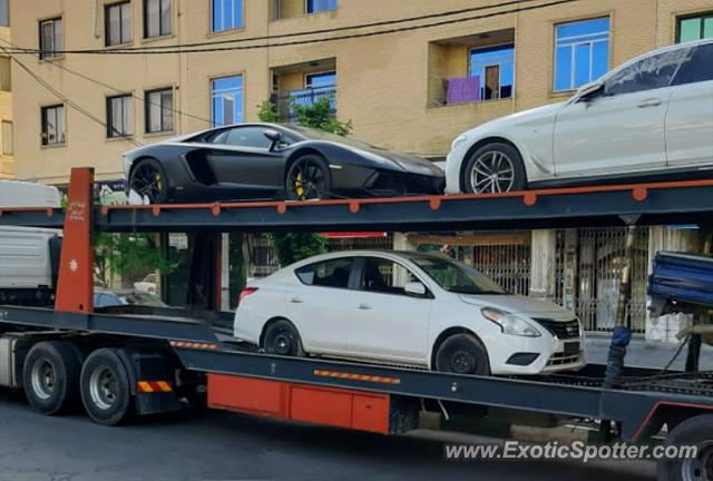Lamborghini Aventador spotted in Shahriar, Iran