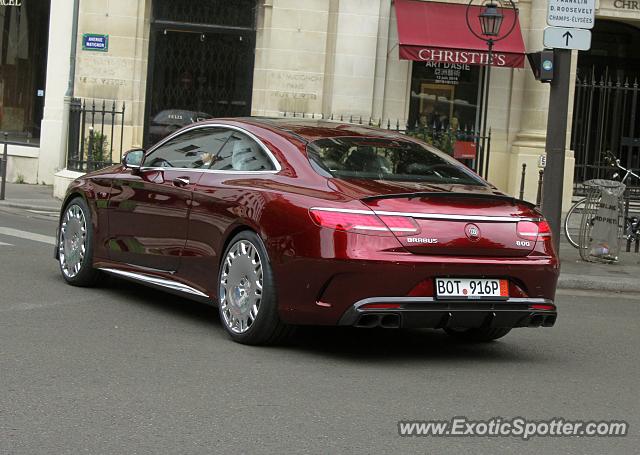 Mercedes S65 AMG spotted in Paris, France