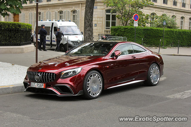 Mercedes S65 AMG spotted in Paris, France