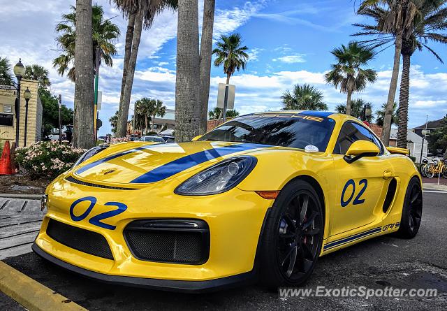 Porsche Cayman GT4 spotted in Jacksonville, Florida
