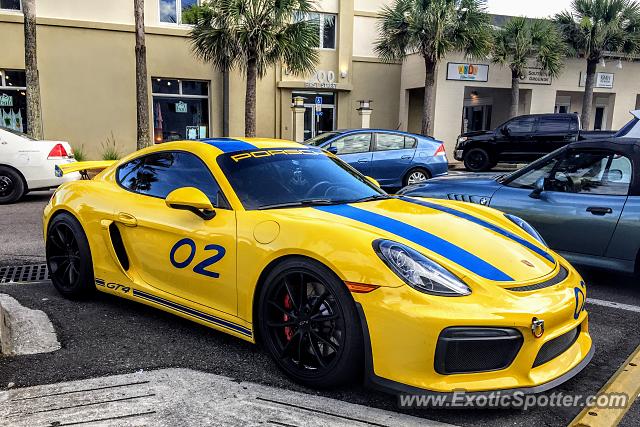 Porsche Cayman GT4 spotted in Jacksonville, Florida