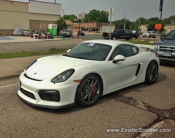 Porsche Cayman GT4 spotted in Shakopee, Minnesota