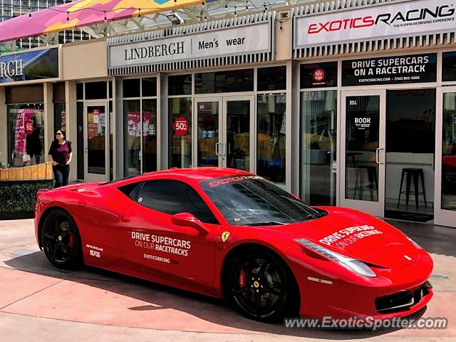 Ferrari 458 Italia spotted in Las vegas, Nevada