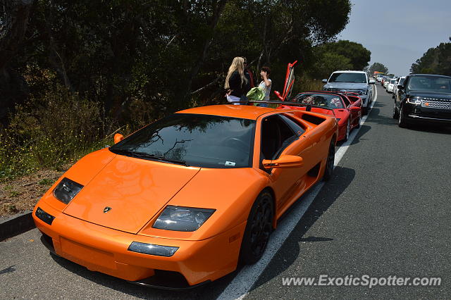 Lamborghini Diablo spotted in Carmel Valley, California