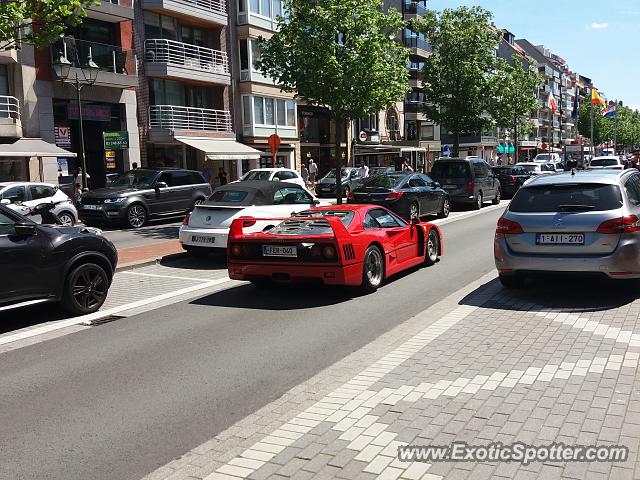 Ferrari F40 spotted in Knokke, Belgium