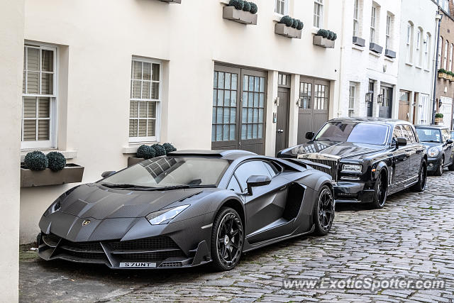 Lamborghini Aventador spotted in London, United Kingdom