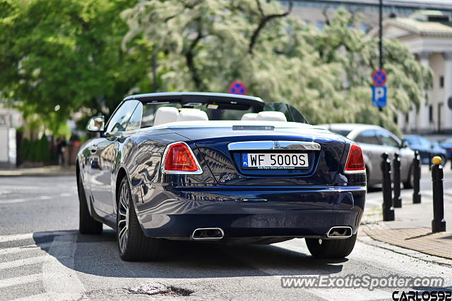 Rolls-Royce Dawn spotted in Warsaw, Poland