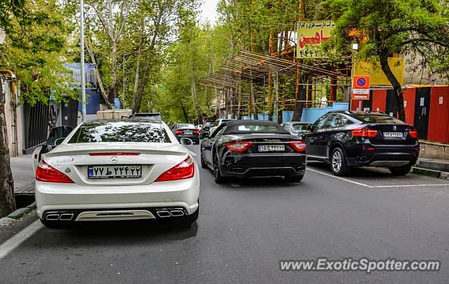 Maserati GranCabrio spotted in Tehran, Iran