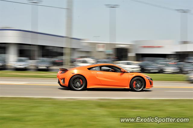 Acura NSX spotted in Columbus, Ohio