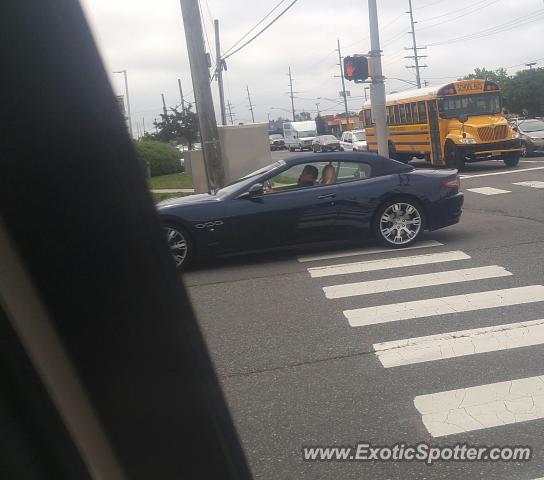 Maserati GranCabrio spotted in Brick, New Jersey